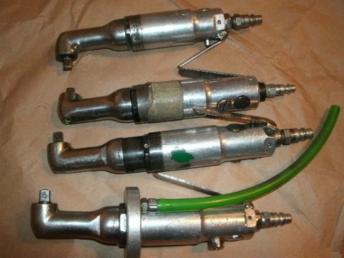 4 stanley 3/8 drive pneumatic air tools a30lata a30lqata 2200 rpm nut runners for sale