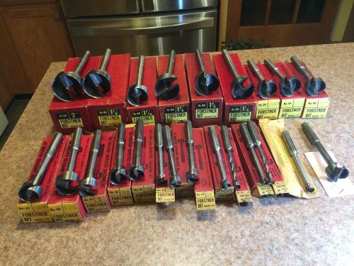 Connecticut Valley Manufacturing Co. Complete Set Forstner Drill Bit 23 Pieces