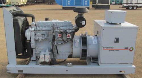 95kw spectrum / perkins diesel generator / genset - 622 hours - load bank tested for sale