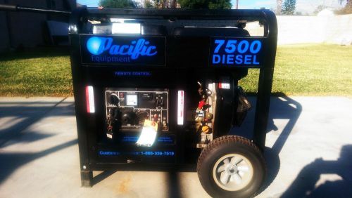 Pacific pg 7500 d watt diesel generator for sale