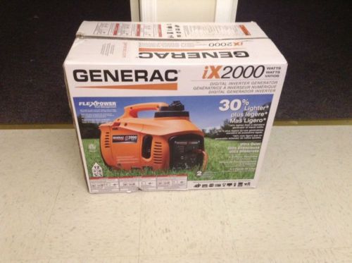 Generac 57932 IX2000 2,000 Watt 127cc4-Stroke Gasoline Powered Portable Inverter