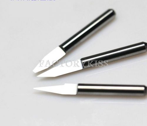 5 pcs longer version flat bottom carbide cutter pcb engraving bits 45° 0.4mm gbw for sale