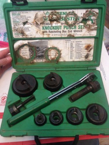 Great! greenlee slugbuster 7238sb 1/2&#034;-2&#034;  knockout punch set  #3870 for sale