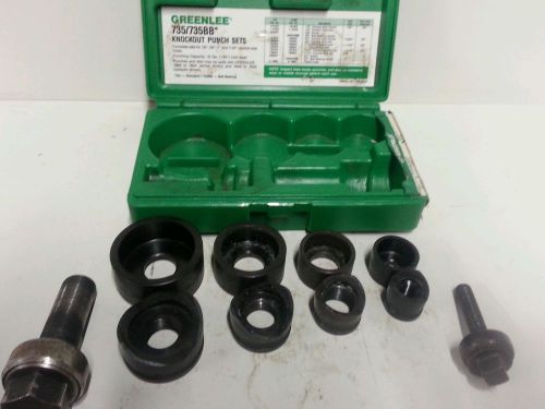 GREENLEE Slug Buster Knockout Punch Set 735BB..Nice.. Electricians Choice!