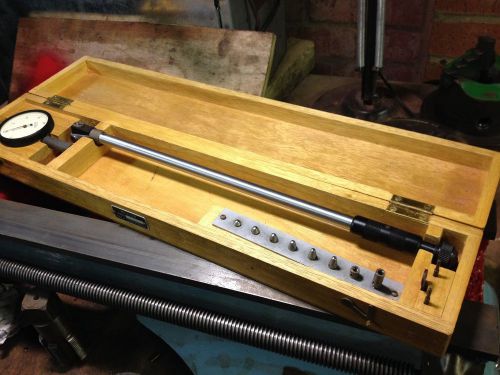 Mercer dial bore gauge vgc with all anvils for sale