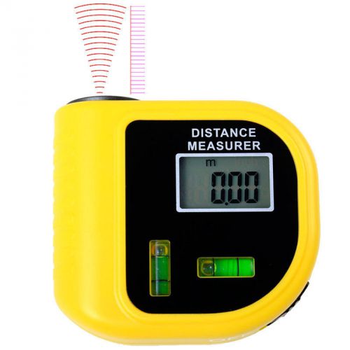Digital lcd laser hand held ultrasonic distance meter w/laser pointer special for sale