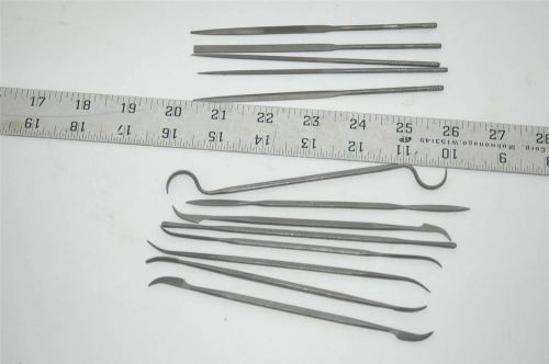 Mixed set of grobet riffler needle files aviation tool sheet metal fabrication for sale