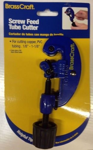 BrassCraft T004 ~ Screw Feed Tube Cutter  1/8&#039; to 1-1/8&#039;   NEW  ~~ FREE SHIPPING