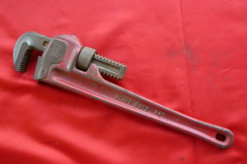 Proto heavy duty 14” pipe wrench 814-hd plumbing tool look 627 for sale