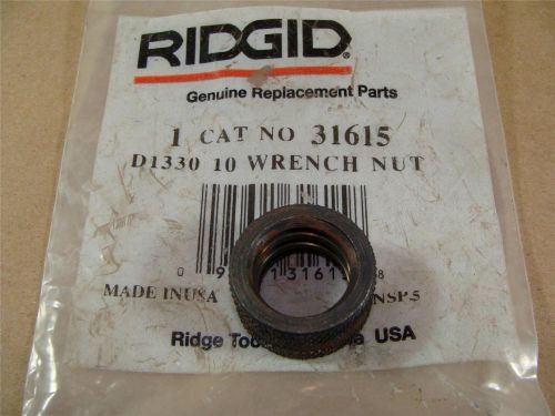 NEW RIDGID D1330 10&#034; PIPE WRENCH JAW NUT CATALOG # 31615 **FREE**SHIPPING** NOS