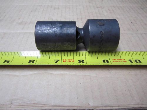 Snap on tools ipl30c us made 1/2&#034; dr 15/16&#034; swivel impact socket clean list $64 for sale