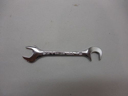 Kd tool 66 128 7/16&#034; open end angled ignition wrench new machinist hand tool for sale