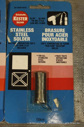 Stainless Steel Solder - Henry&#039;s Stuff Exclusive Kit - 42 Pieces! - NEW - SKU917