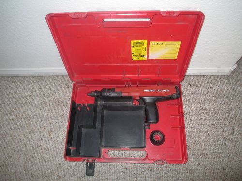 Hilti dx36m dx 36 m powder actuated stud nail gun nailer fastening tool for sale