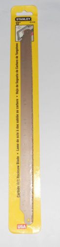 Stanley 15-412 tungsten carbide grit  hacksaw blade 12&#034; for sale