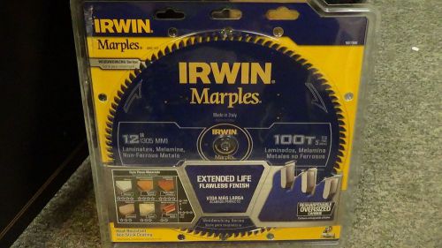 Irwin Industrial Marples Ww CSB 12&#034; 100T Tcg 1807386 Saw Blade - NEW