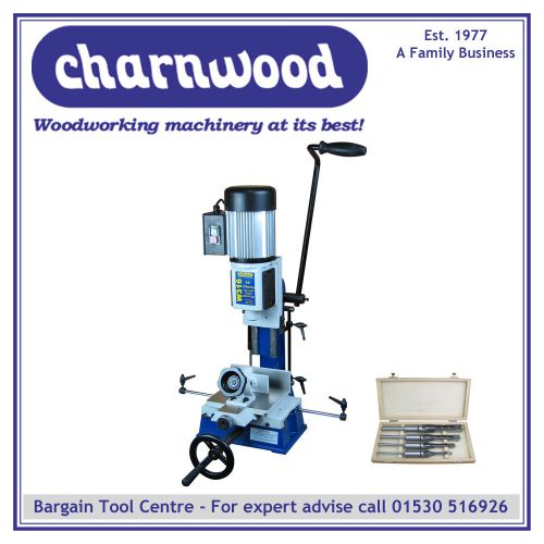 New charnwood w316p 5/8&#039;&#039; bench top morticer package deal save ?30 for sale