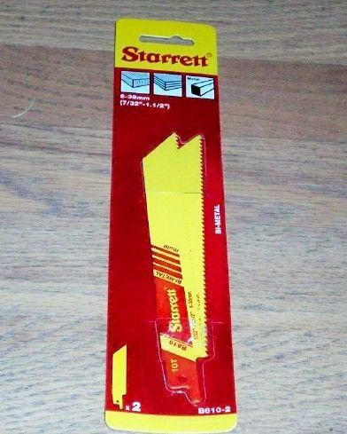 Reciprocating Blades  B610-2 Starrett Bi-Metal (2) pack