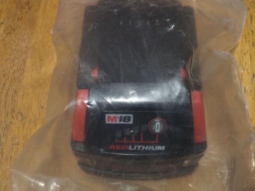 New Original Milwaukee Factory Fresh M18 Red Lithium Battery 48-11-1828