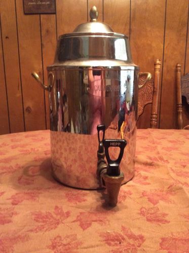 Large hepp coffee tea drink urn dispenser stainless for sale