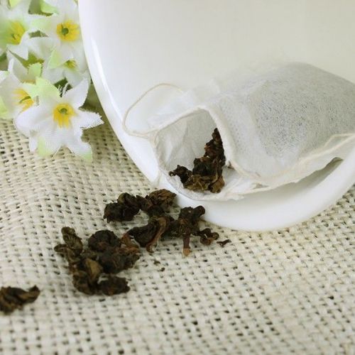 100pcs Empty Teabags String Heat Seal Filter Paper Herb Loose Coffee Tea Bags