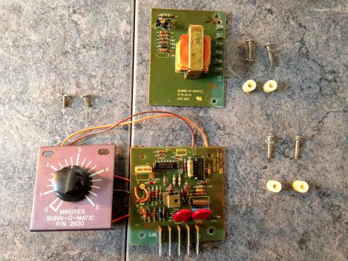 Bunn-O-Matic Tea T3 32400.0002 Timer Kit Digital 120v &amp; Adapter Repair Parts