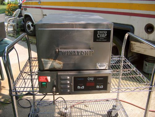 WINSTON CVAP BRAND INDUSTRIAL FOOD/HOLDING WARMER ONE DRAW TWO STAINLEES TRAY IN