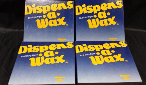 Dispens A Wax Flat Deli Patty Paper Sheets 4.75 x 5&#034;  4000 Sheets Dixie