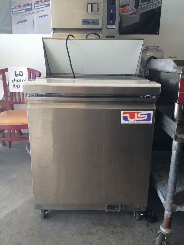 Used us refrigeration uspu-28 commercial one door sandwich salad food prep for sale