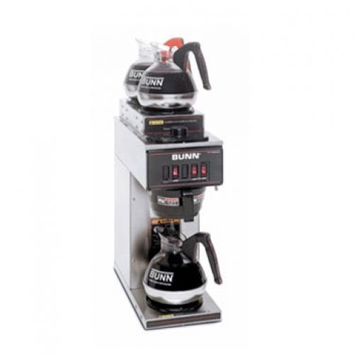 BUNN 13300.0004 Stainless Steel Pourover Coffee Brewer with 1 Lower and 2 Upper