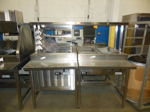 New carter hoffman commercial hot  &amp; cold side chef line chrcp720 + ch-mz27ht for sale