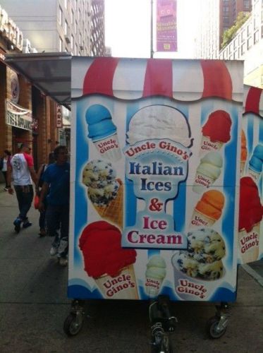 Italian ice pushcart shave food  / trailer/cart/concession for sale