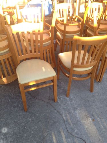 26 Wood Restaurant Chairs