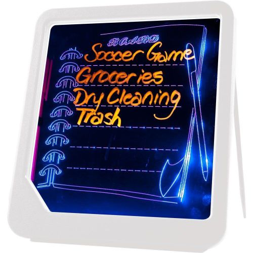 Home led writing menu message fluorescent marker clips board notebook white for sale