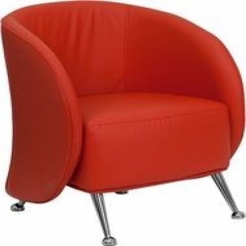 Flash Furniture ZB-JET-855-RED-GG HERCULES Jet Series Red Leather Reception Chai