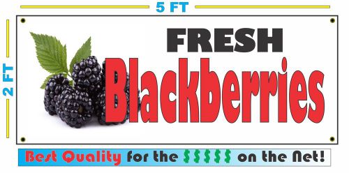 Full Color FRESH BLACKBERRIES BANNER Sign NEW Larger Size Best Quality for the $