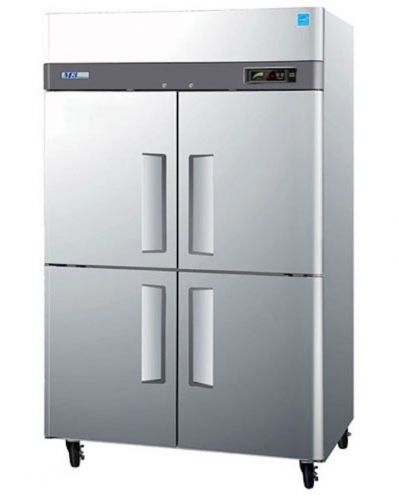 New turbo air 47 cu ft m3 series ss solid door reach in refrigerator-4 doors! for sale