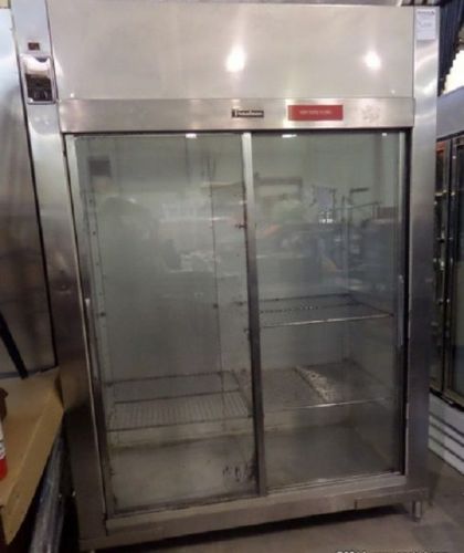 TRAULSEN G21010 2 Section Glass Door Reach In Refrigerator - Left / Right Hinged