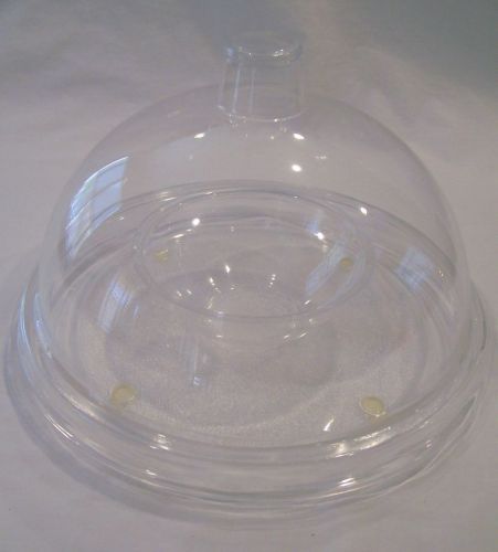 Cal-Mil Chip and Dip Server 315-10 with Dome Lid~Acrylic~Gr8 4  Outdoor Eating~