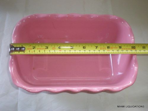 Lot of 2 Bowl 5 lbs Tulip Deli Croc Carlisle 6963  Rose Pink  SAN plastic rectan