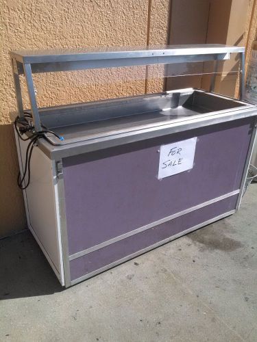 salad bar w/ sneeze guard and cooling system