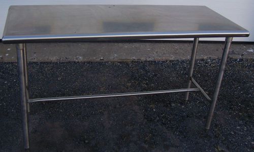 Stainless Steel Table 60&#034; X 24&#034; X 34&#034; High