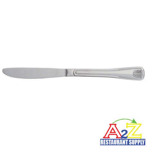 48 pcs restaurant  quality stainless steel dinner knife flatware sea shell for sale