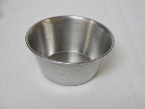 DOZEN of Browne-Halco 650012 2.5oz Stainless Steel Sauce Cup