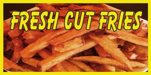 FRESH CUT FRIES BANNER