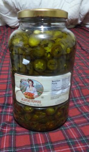 INDIGO Sliced Jalapeno Peppers topping for Nachos - 1 Gallon Container