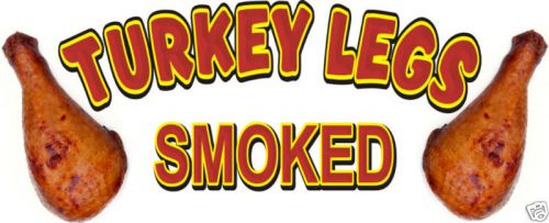 Turkey Legs Concession Decal 14&#034; Food Menu Vendor Cart