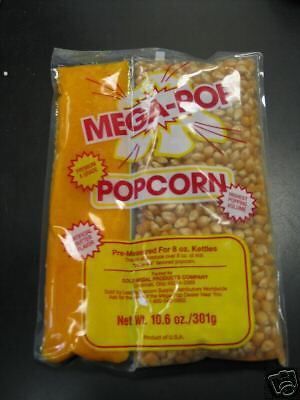 Gold Medal Popcorn/Oil Kit for 8oz. Kettle, 24ct. *