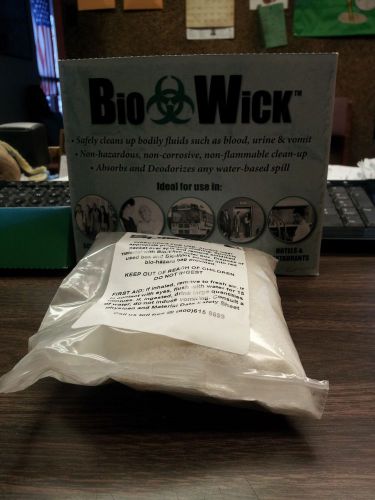 Bio wick spilllock vomit/blood absorbent ( one 8oz granules bag ) medical/home for sale