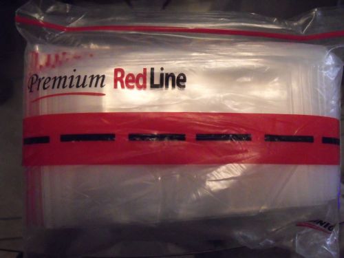 Premium Red Line Bags 3x5  4 Mil-Hang Hole  100/Pack